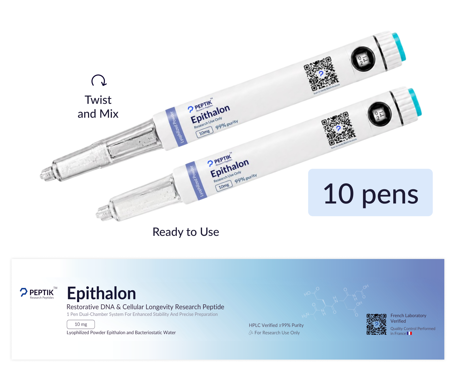 Set of 10 Epithalon — Pen